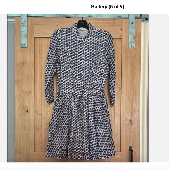 Tory Burch Candy Dot Mini Shirtdress – Size 4 – NWOT - Picture 5 of 8
